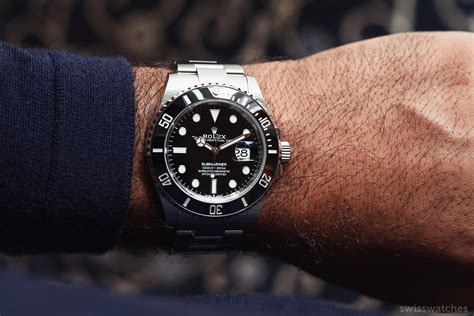 rolex sub on wrist|rolex submariner 41mm lug to.